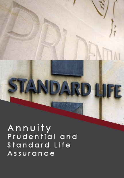 An ad for prudential and standard life assurance